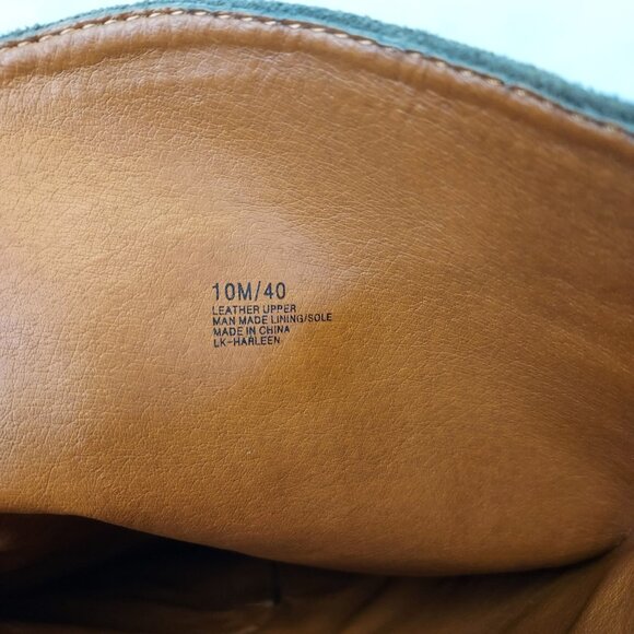 Lucky Brand Heeled Boot Women 10 Harleen Over the Knee Grey Suede Riding Stretch - Picture 16 of 16